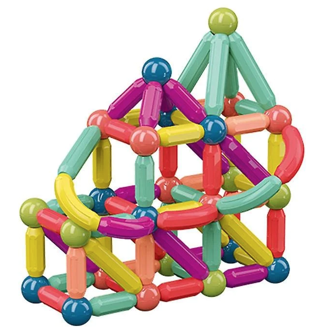 Joc creativ constructii magnetice sticks cu 36 de piese
